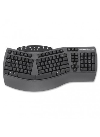 Keyboard, Cable Connectivity - USB Interface - Compatible with Computer - Multimedia, Internet Hot Key(s) - Black - fel98915